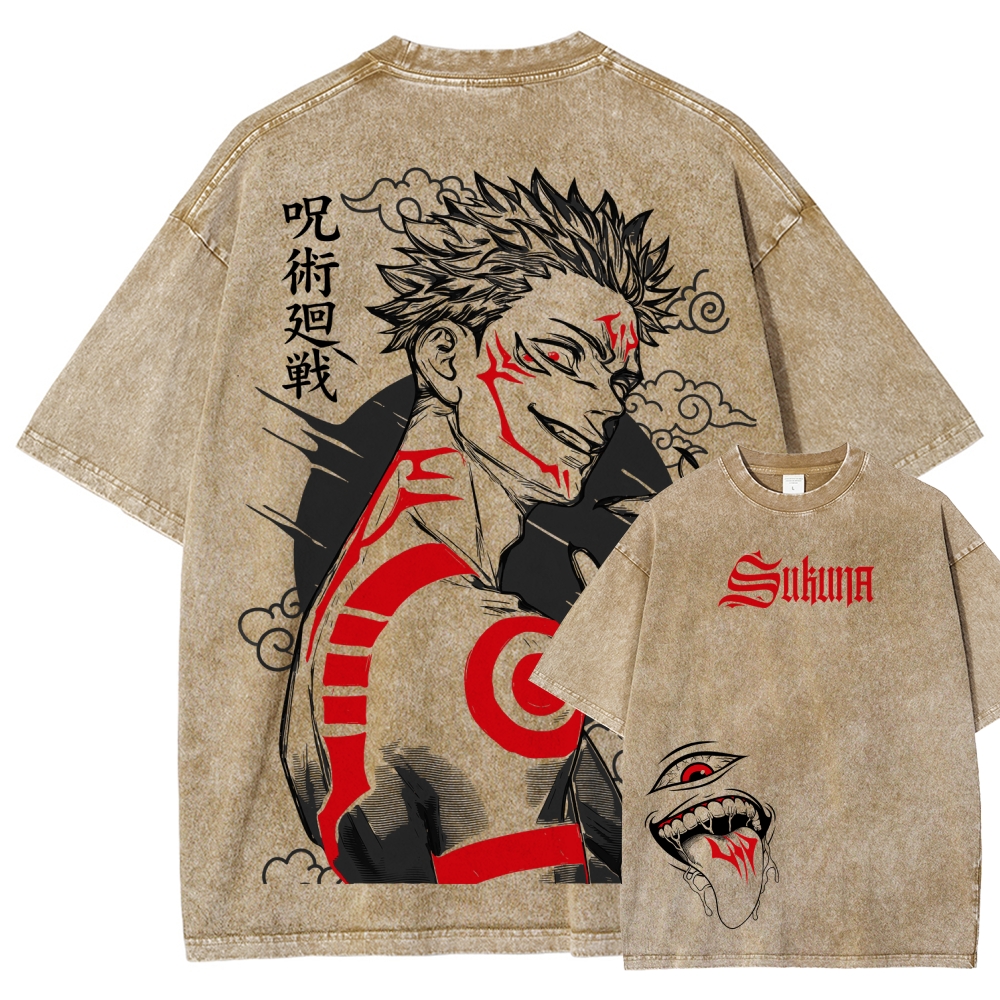 Jujutsu Kaisen Unisex Fit Washed T-Shirt 2511013610