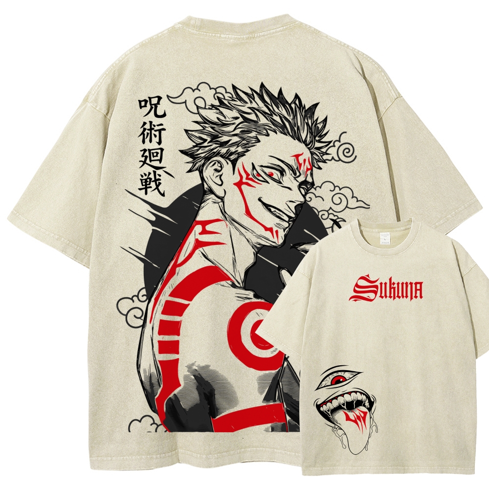 Jujutsu Kaisen Unisex Fit Washed T-Shirt 2511013610
