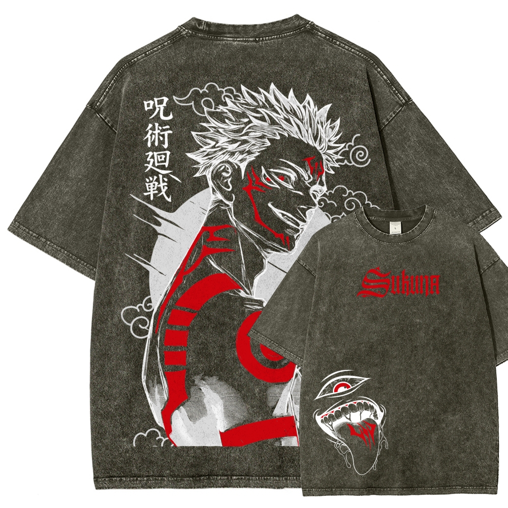 Jujutsu Kaisen Unisex Fit Washed T-Shirt 2511013610