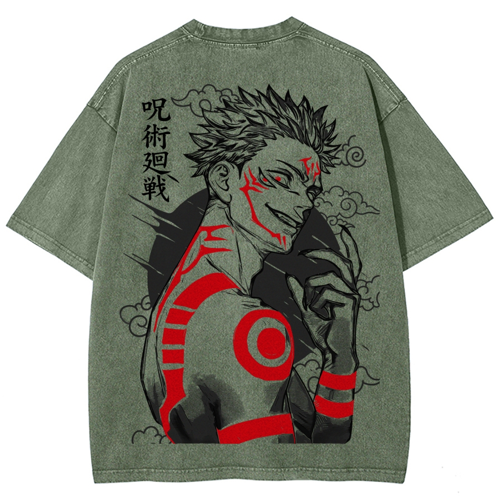 Jujutsu Kaisen Unisex Fit Washed T-Shirt 2511013610
