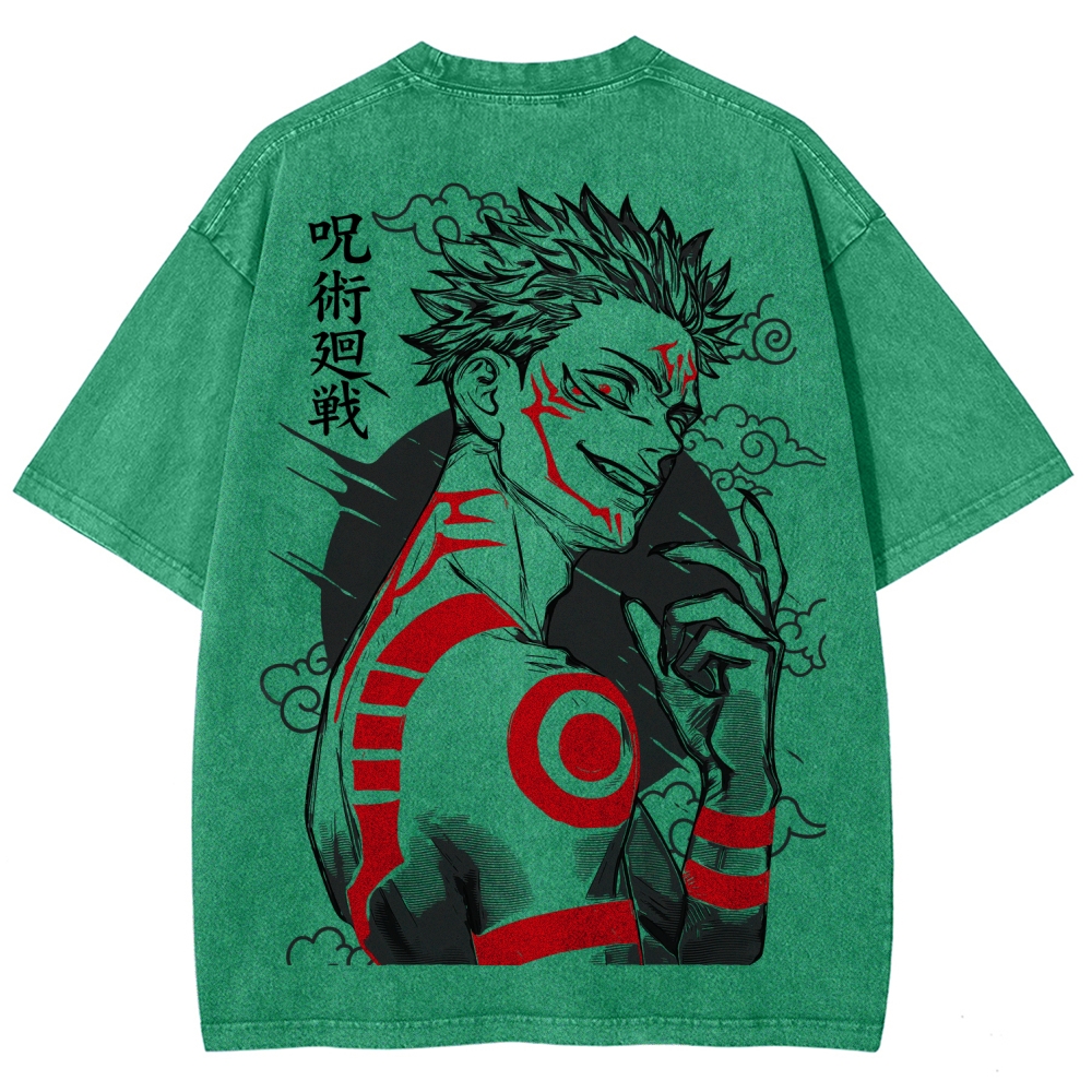 Jujutsu Kaisen Unisex Fit Washed T-Shirt 2511013610
