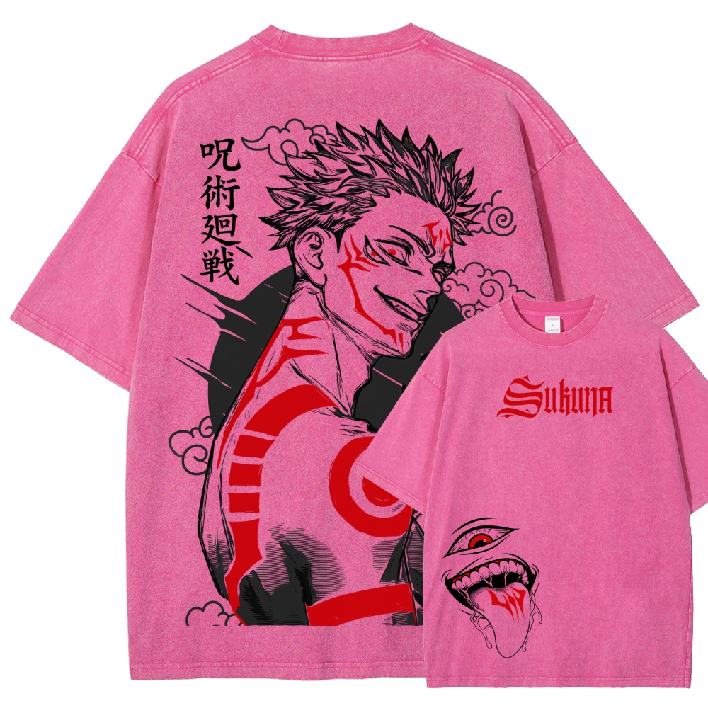 Jujutsu Kaisen Unisex Fit Washed T-Shirt 2511013610