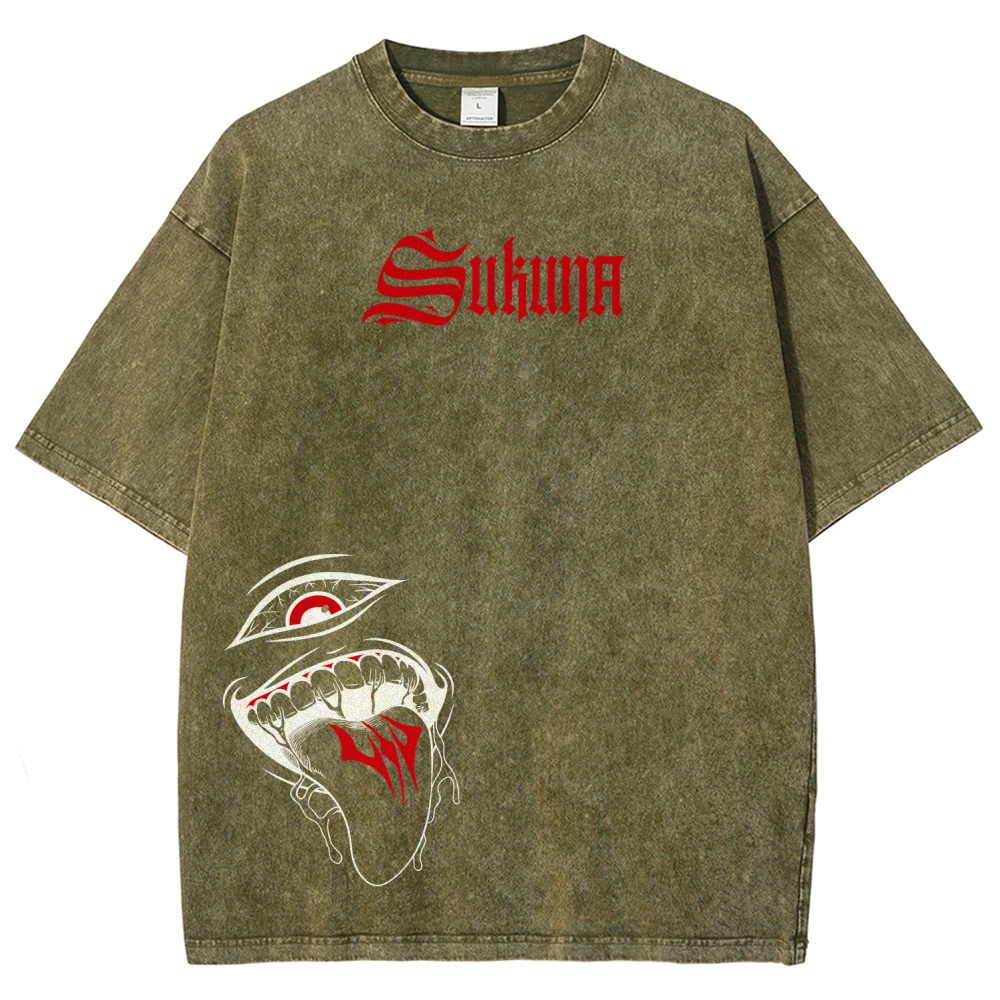 Jujutsu Kaisen Unisex Fit Washed T-Shirt 2511013610