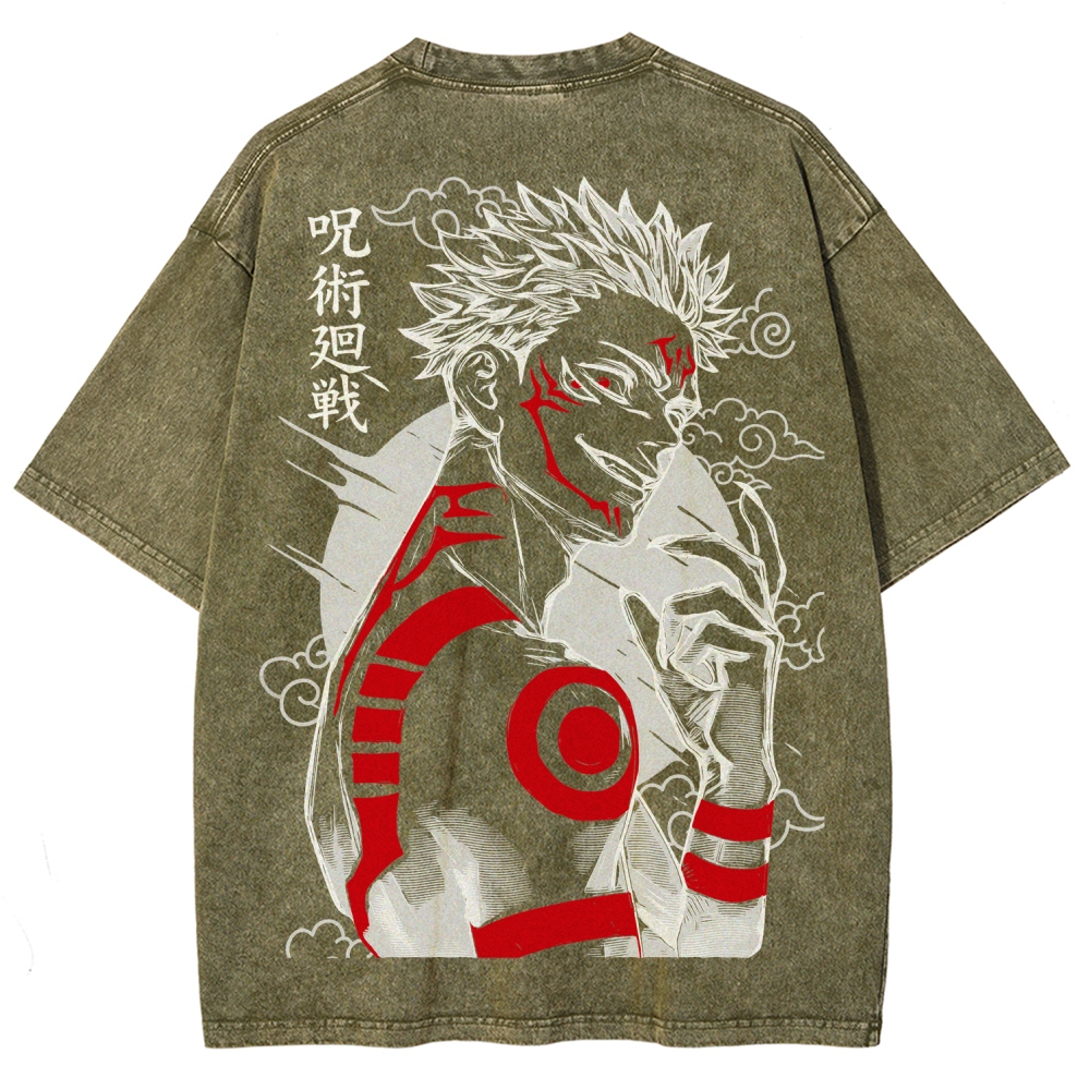 Jujutsu Kaisen Unisex Fit Washed T-Shirt 2511013610