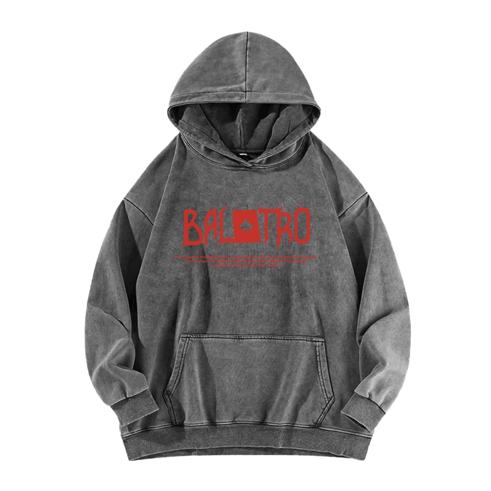 BALATRO Unisex washed sweatshirts 2511015124