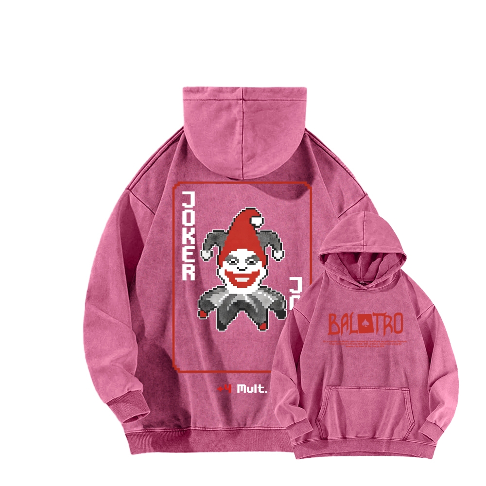 BALATRO Unisex washed sweatshirts 2511015124