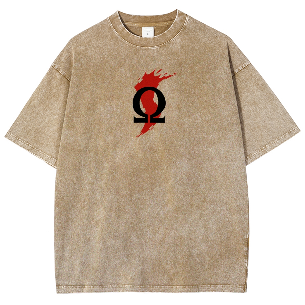 god-of-war Unisex Fit Washed T-Shirt 2511017430