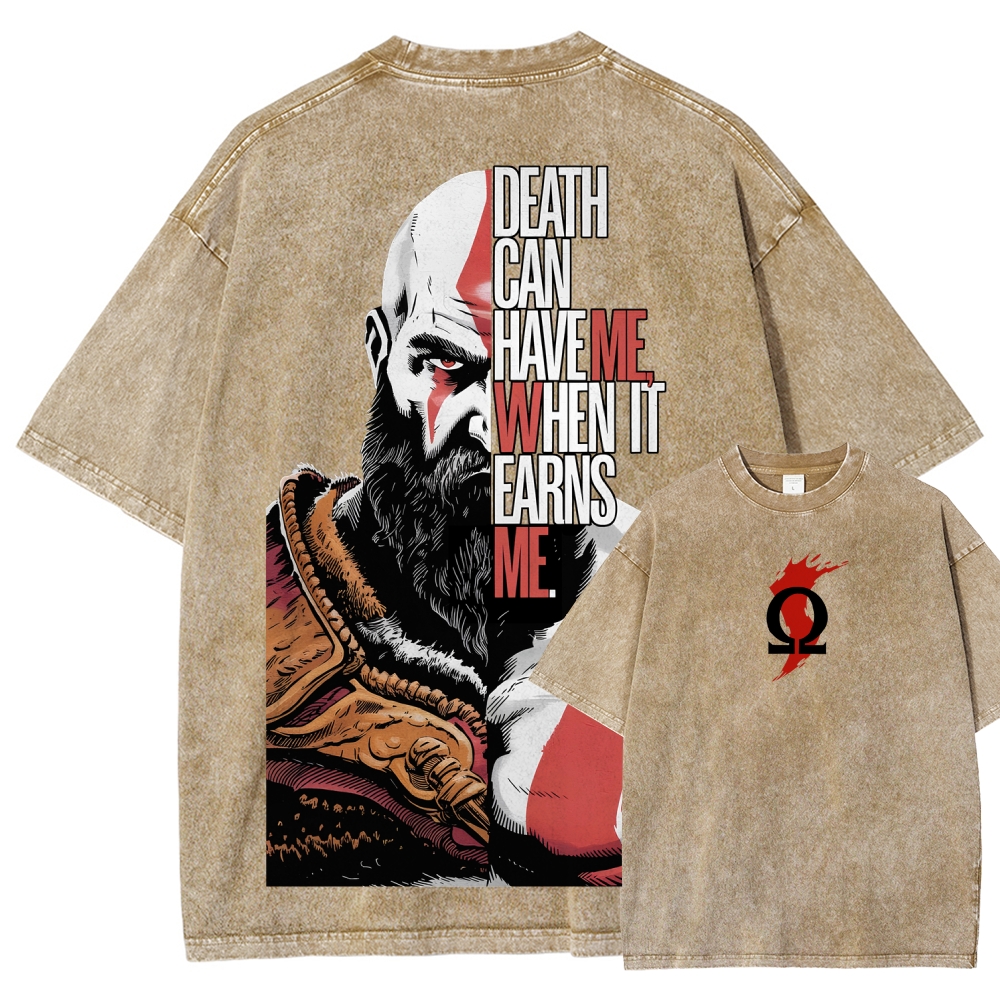 god-of-war Unisex Fit Washed T-Shirt 2511017430