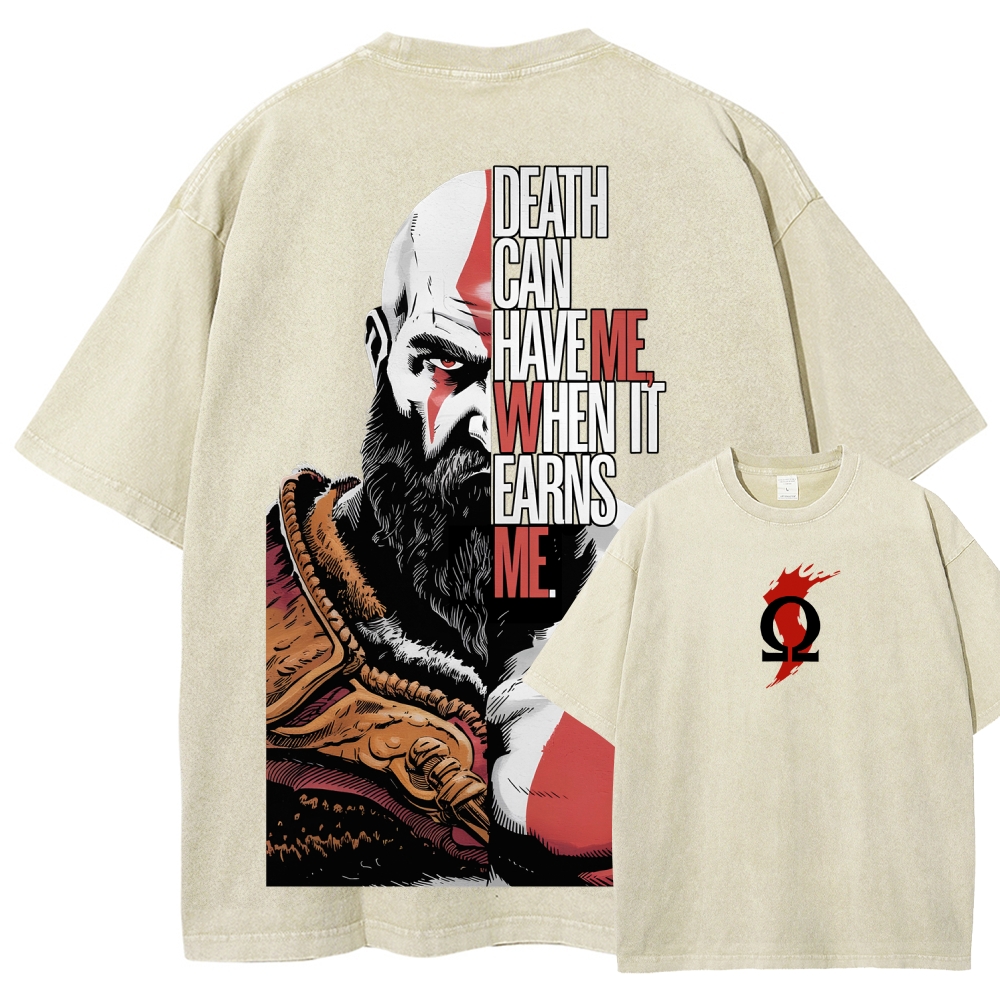 god-of-war Unisex Fit Washed T-Shirt 2511017430