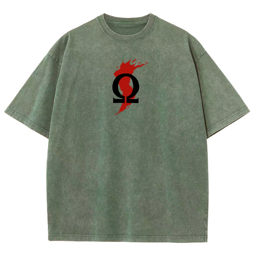 god-of-war Unisex Fit Washed T-Shirt 2511017430