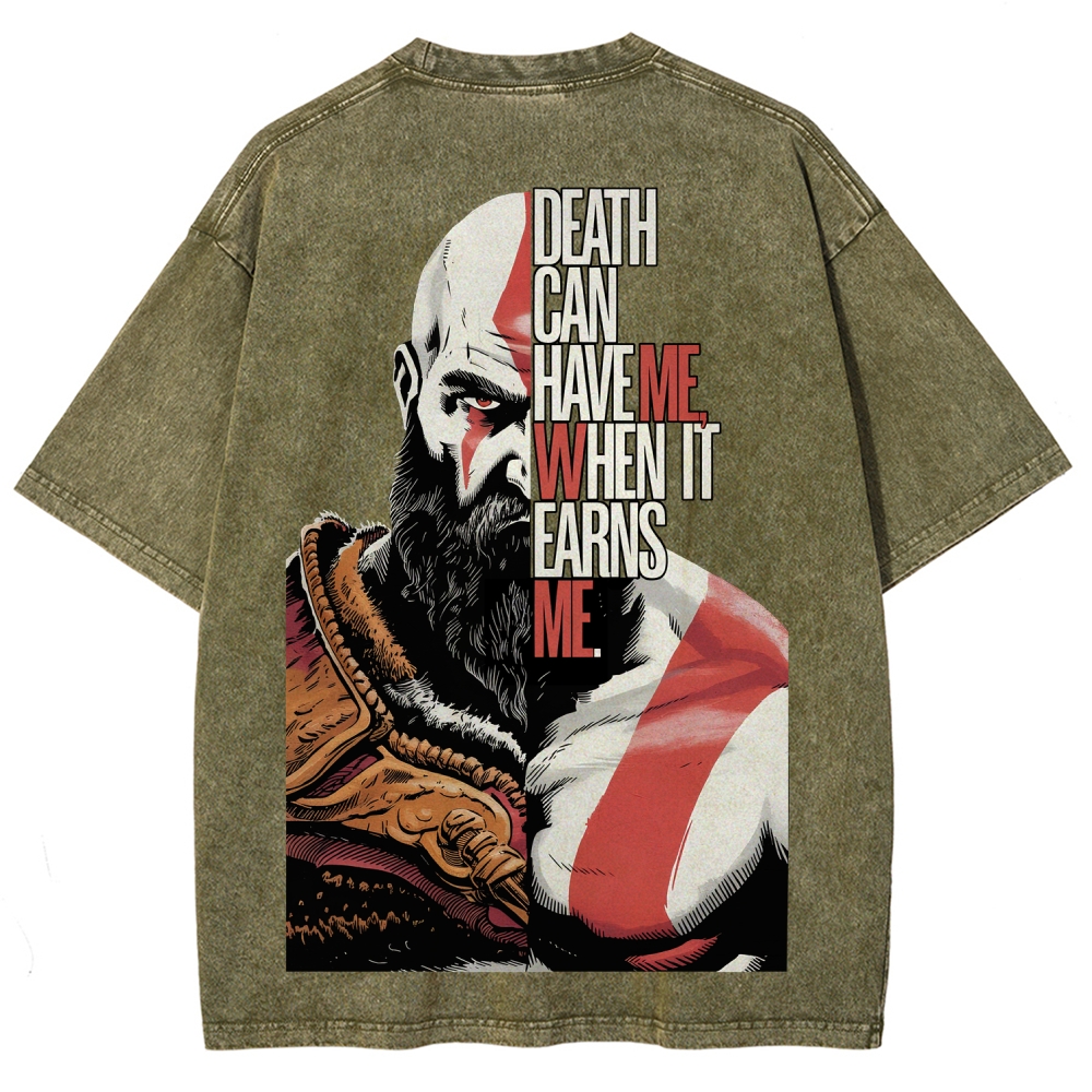 god-of-war Unisex Fit Washed T-Shirt 2511017430