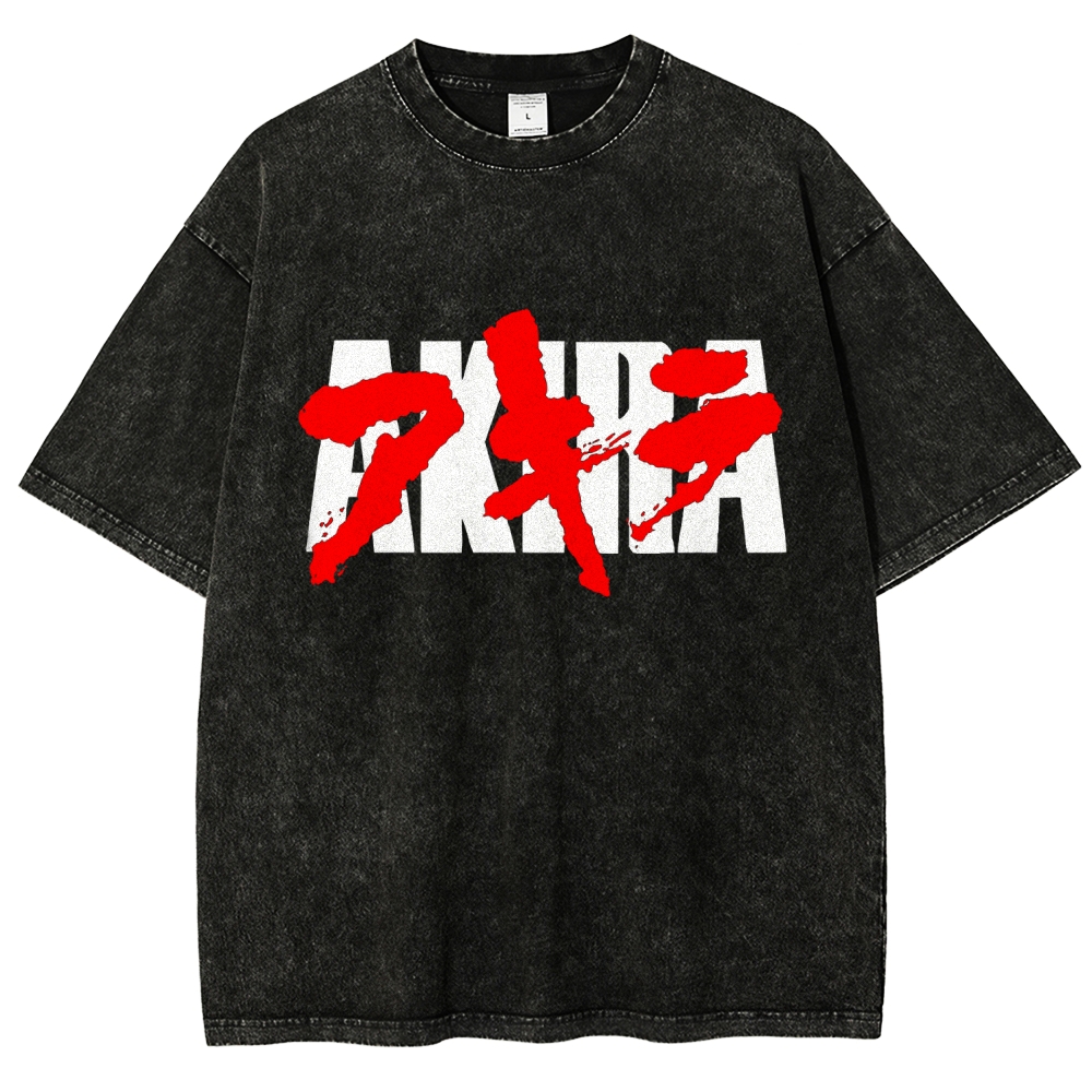 Akira Unisex Fit Washed T-Shirt 2511017431