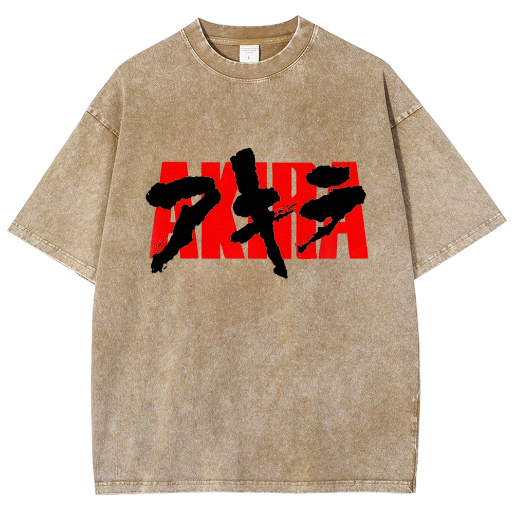 Akira Unisex Fit Washed T-Shirt 2511017431