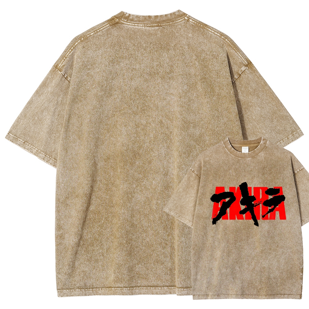 Akira Unisex Fit Washed T-Shirt 2511017431