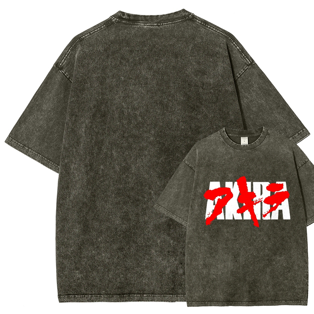 Akira Unisex Fit Washed T-Shirt 2511017431