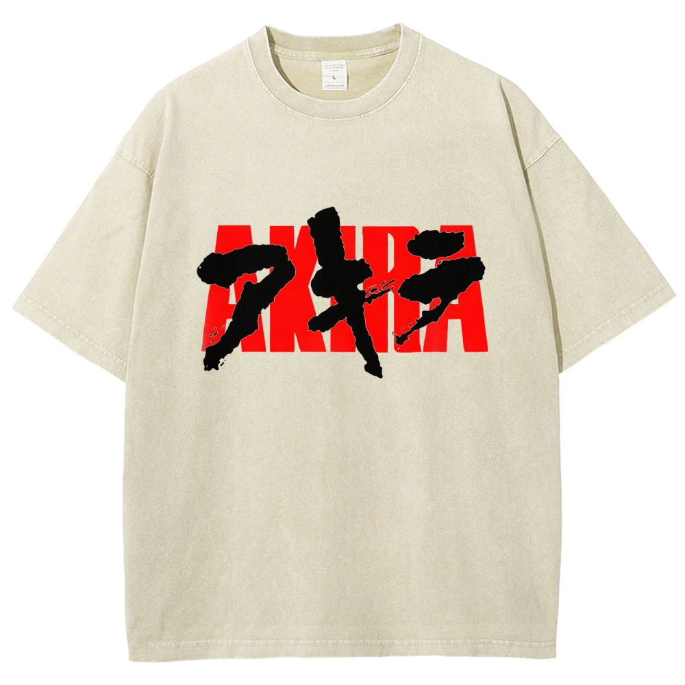 Akira Unisex Fit Washed T-Shirt 2511017431