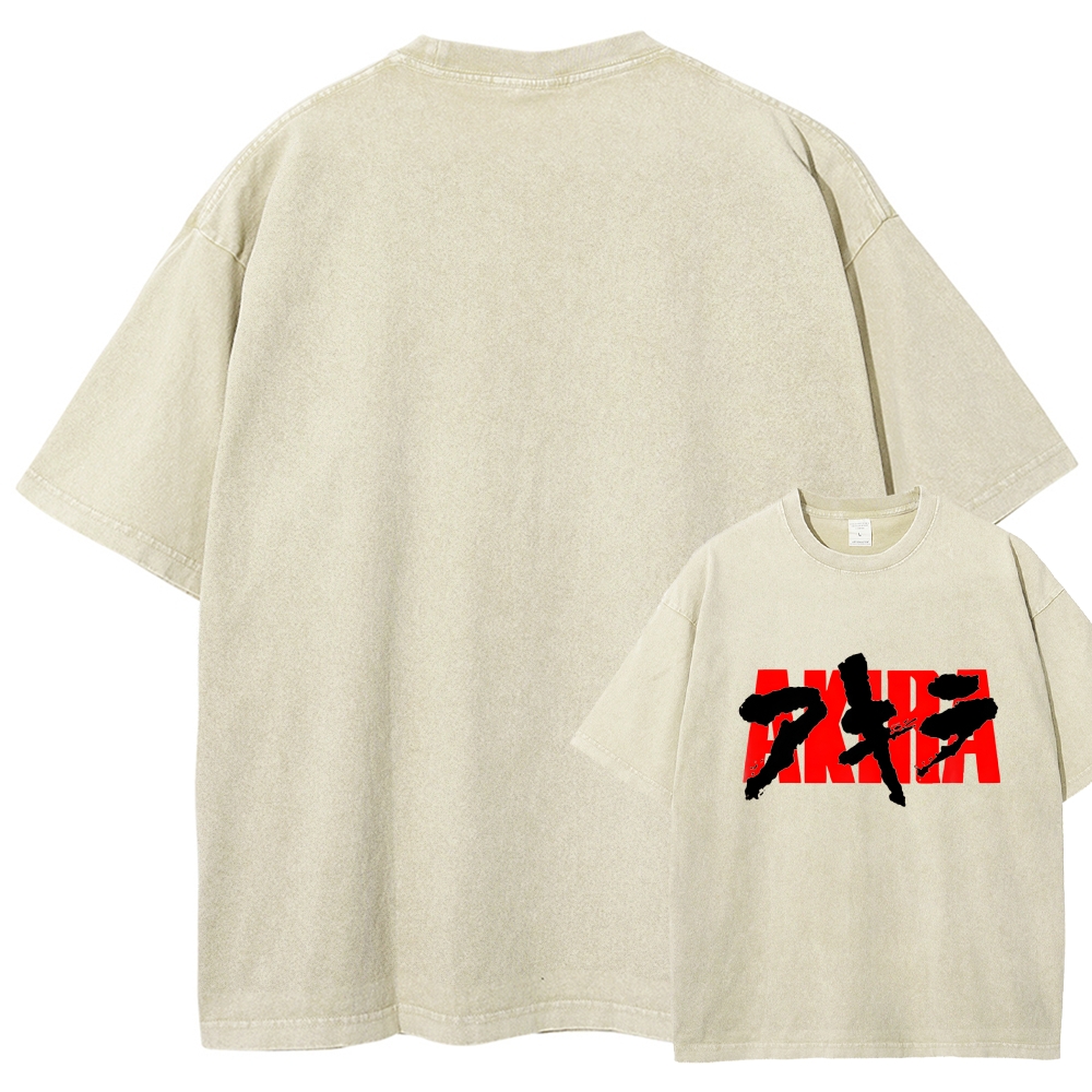 Akira Unisex Fit Washed T-Shirt 2511017431