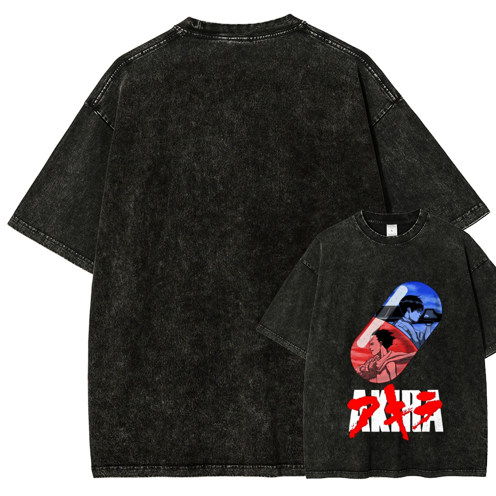 Akira Unisex Fit Washed T-Shirt 2511017440