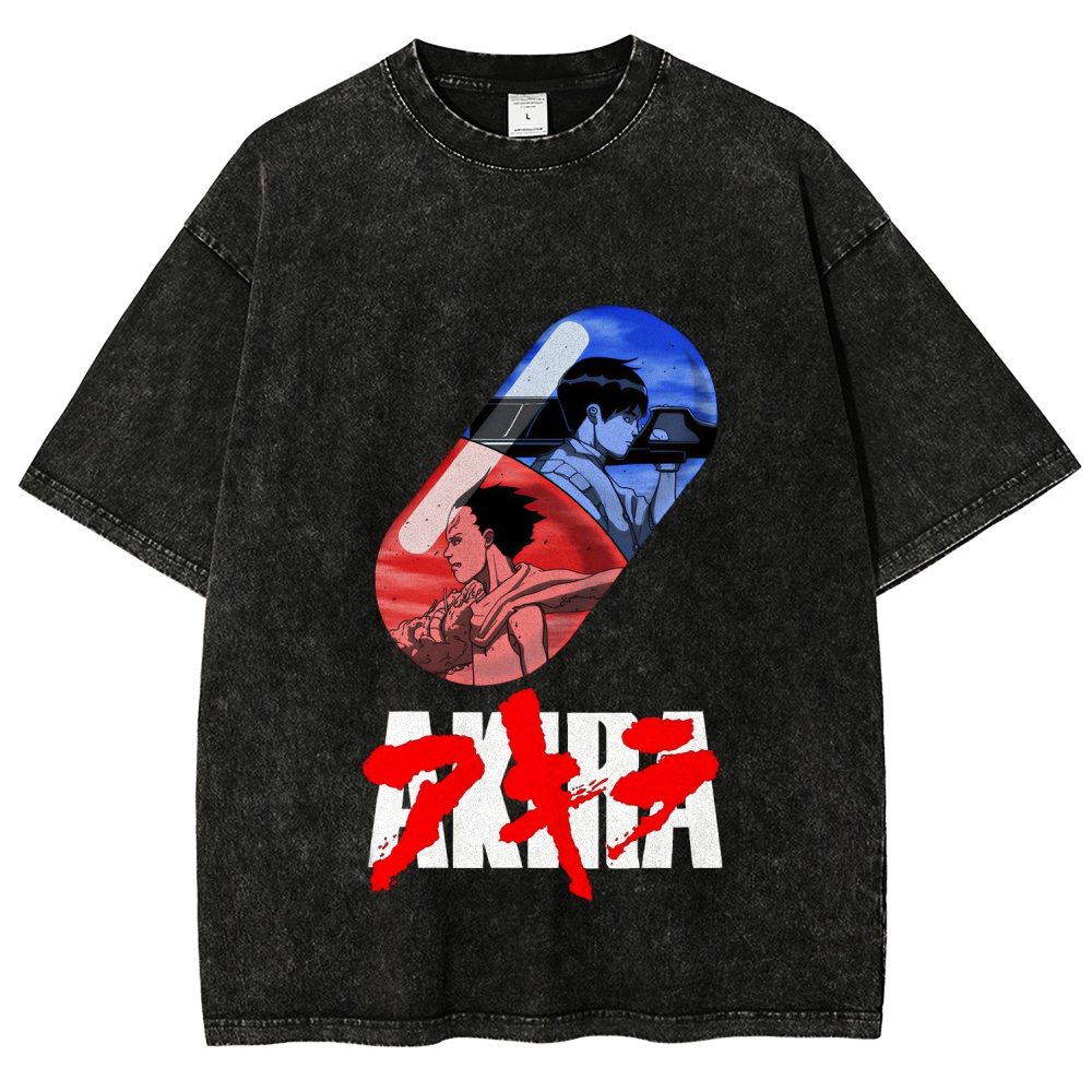 Akira Unisex Fit Washed T-Shirt 2511017440