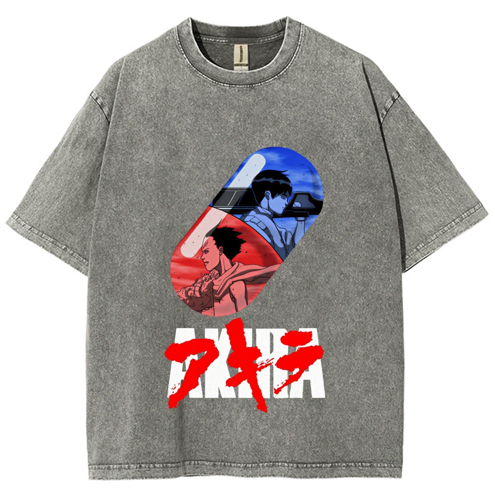 Akira Unisex Fit Washed T-Shirt 2511017440