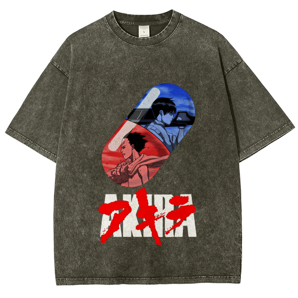 Akira Unisex Fit Washed T-Shirt 2511017440