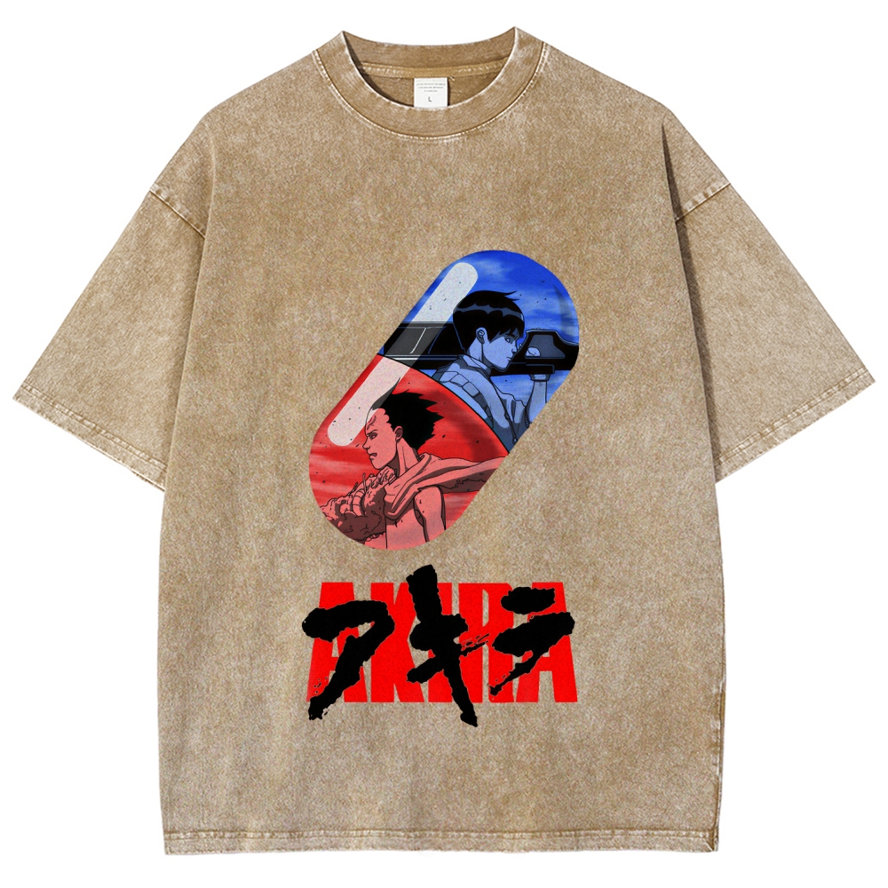 Akira Unisex Fit Washed T-Shirt 2511017440
