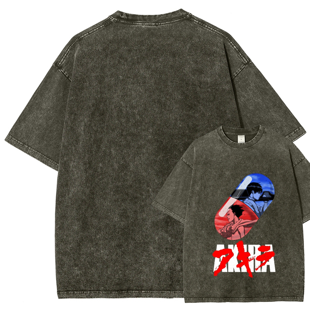 Akira Unisex Fit Washed T-Shirt 2511017440