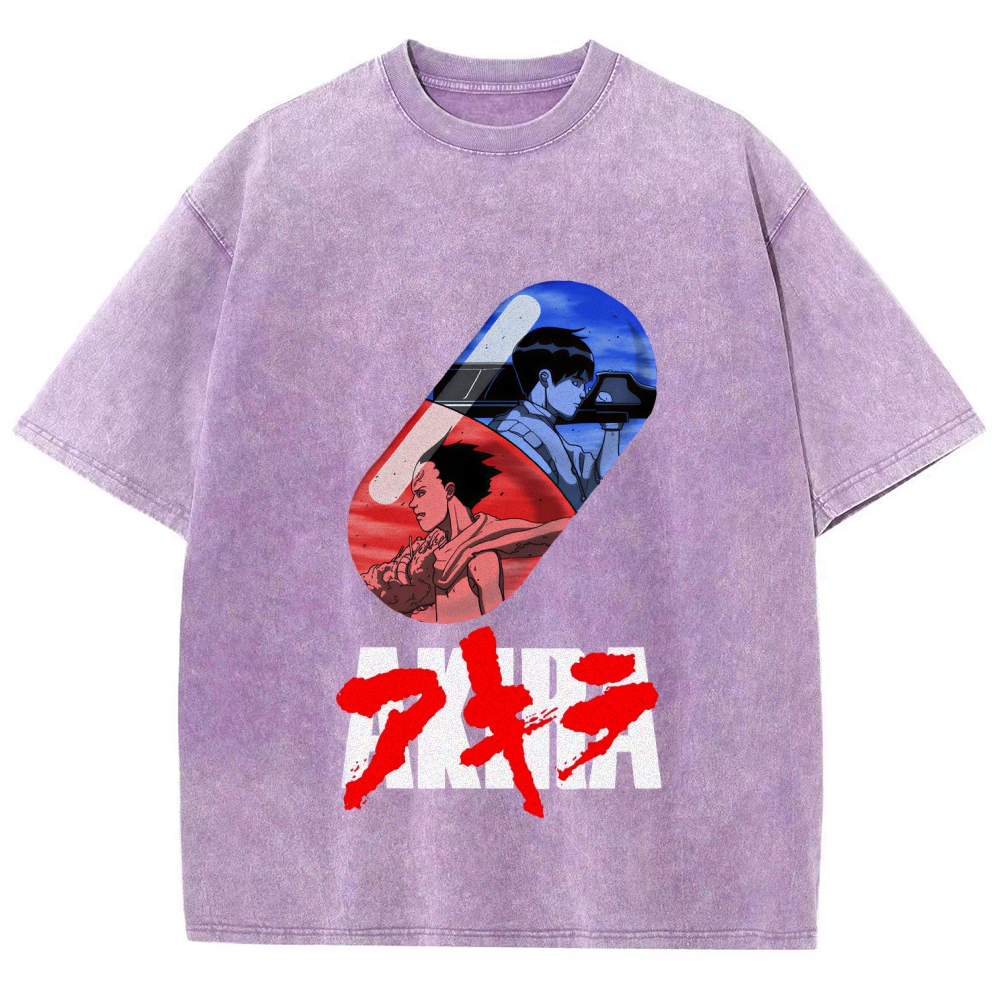 Akira Unisex Fit Washed T-Shirt 2511017440