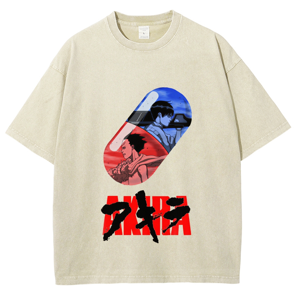 Akira Unisex Fit Washed T-Shirt 2511017440