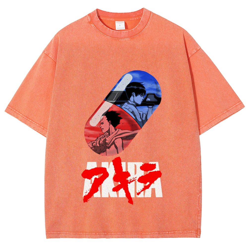 Akira Unisex Fit Washed T-Shirt 2511017440