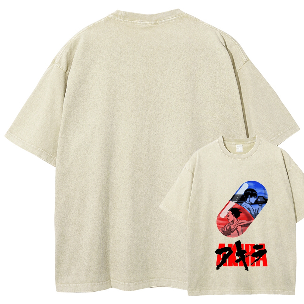 Akira Unisex Fit Washed T-Shirt 2511017440