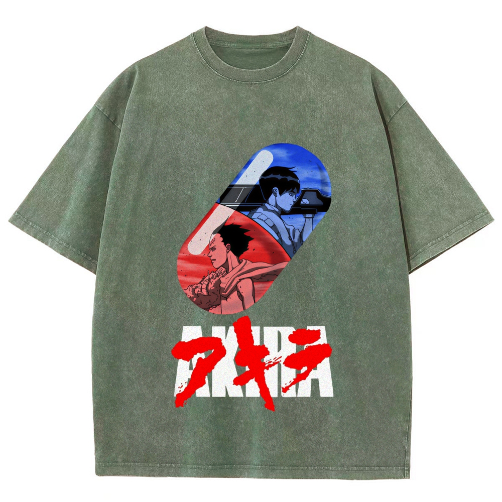 Akira Unisex Fit Washed T-Shirt 2511017440