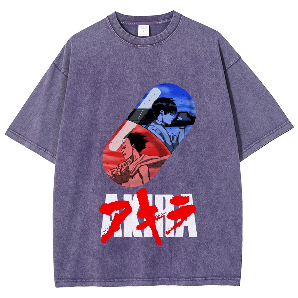 Akira Unisex Fit Washed T-Shirt 2511017440