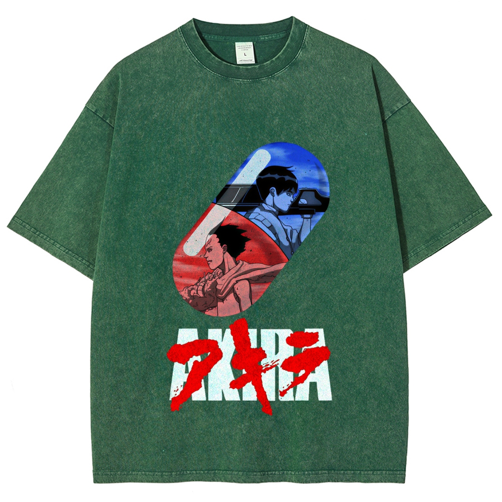 Akira Unisex Fit Washed T-Shirt 2511017440