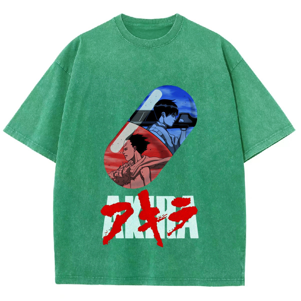 Akira Unisex Fit Washed T-Shirt 2511017440