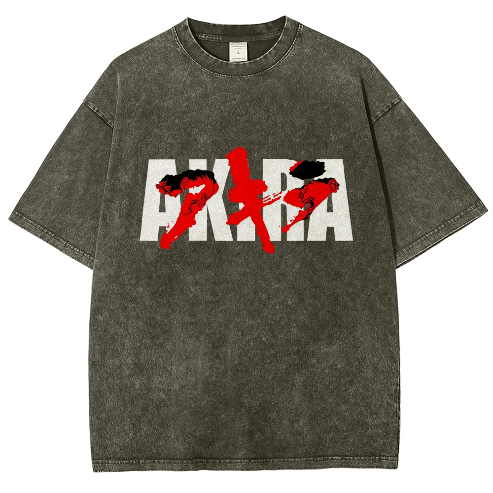 Akira Unisex Fit Washed T-Shirt 2511017470