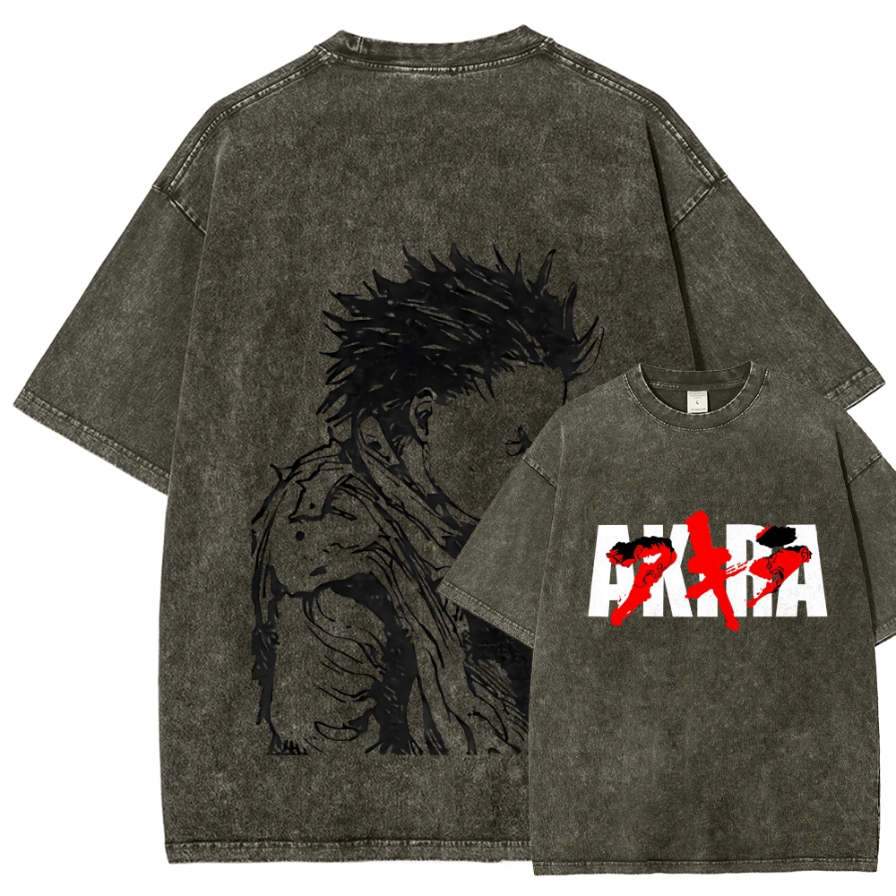 Akira Unisex Fit Washed T-Shirt 2511017470