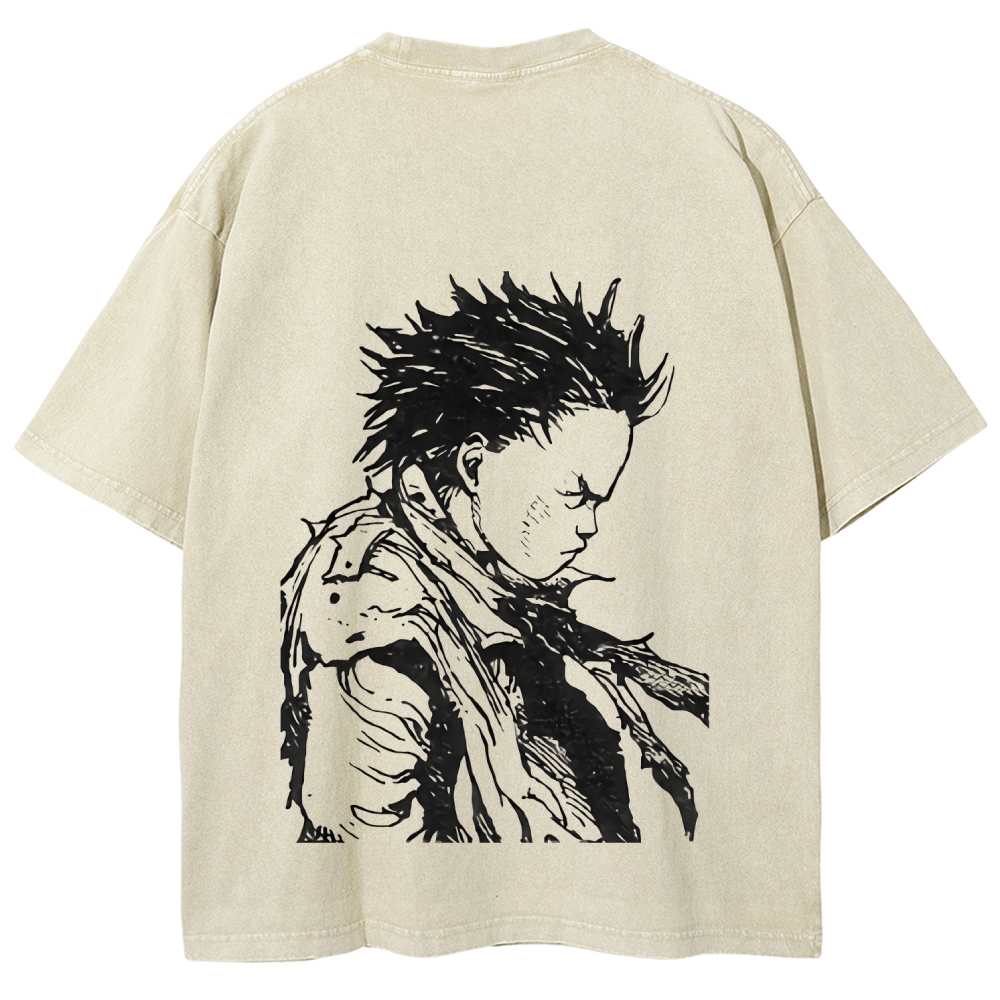 Akira Unisex Fit Washed T-Shirt 2511017470