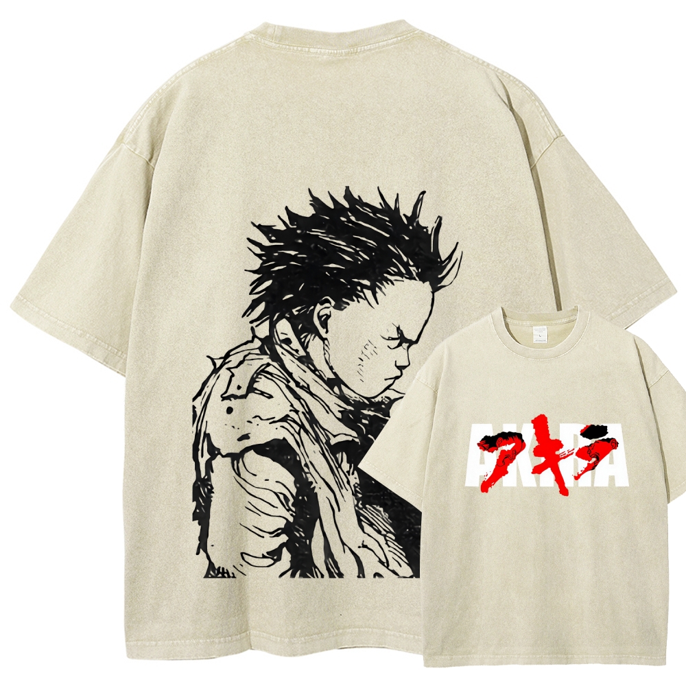 Akira Unisex Fit Washed T-Shirt 2511017470