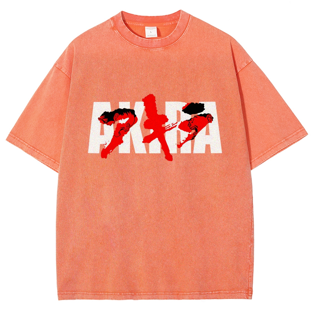 Akira Unisex Fit Washed T-Shirt 2511017470