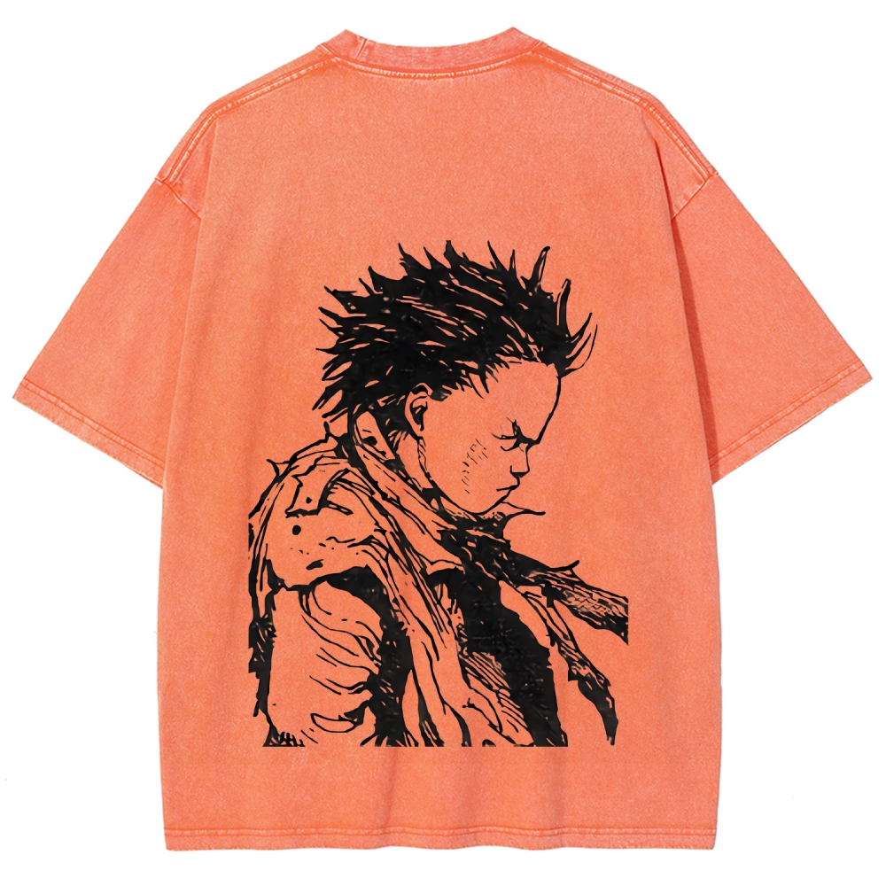 Akira Unisex Fit Washed T-Shirt 2511017470