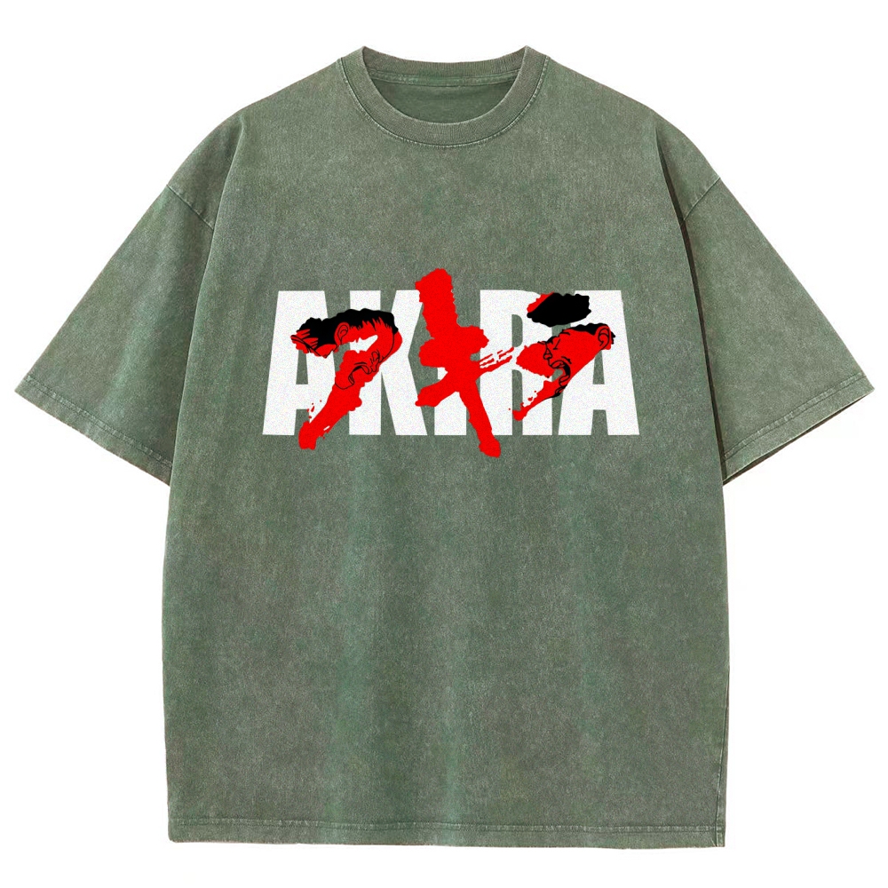 Akira Unisex Fit Washed T-Shirt 2511017470