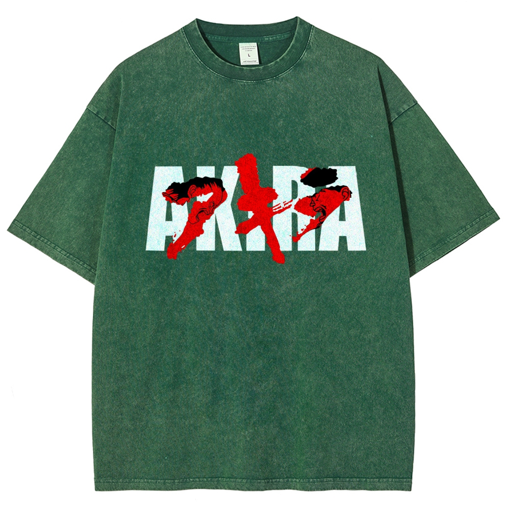 Akira Unisex Fit Washed T-Shirt 2511017470
