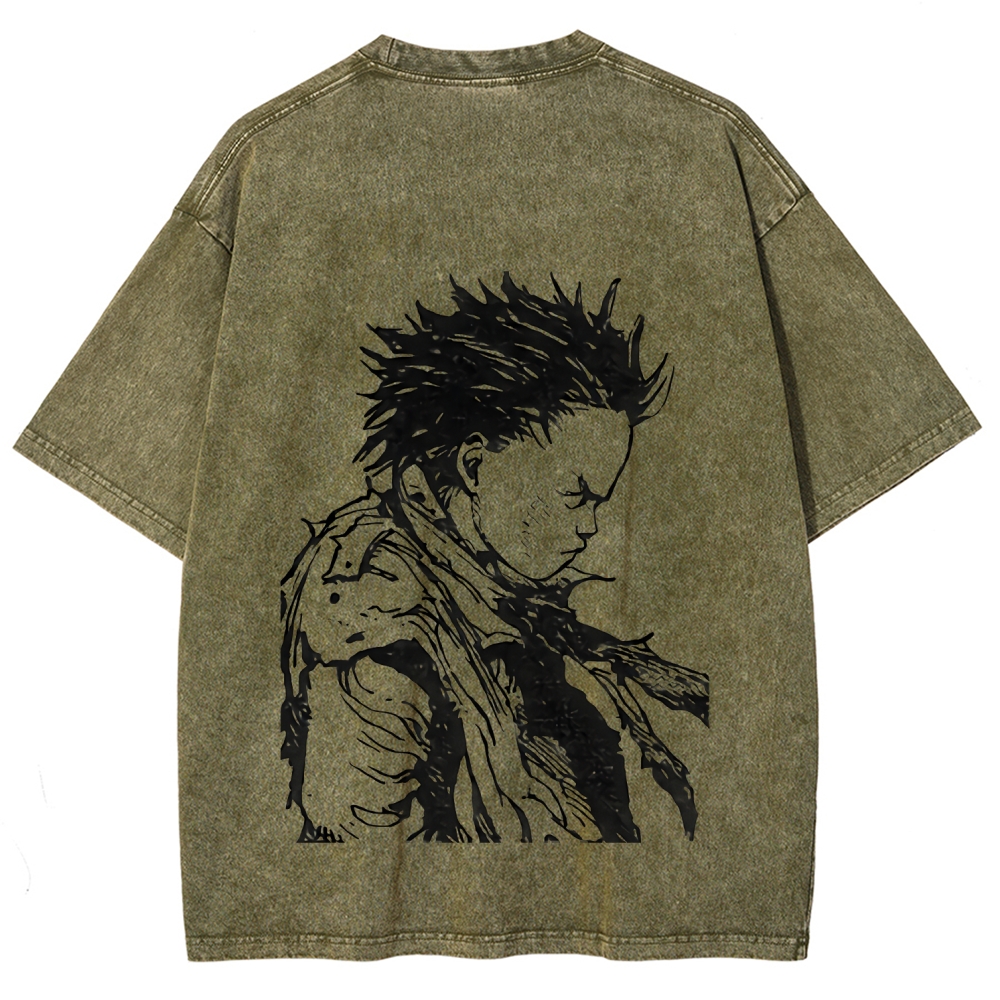 Akira Unisex Fit Washed T-Shirt 2511017470