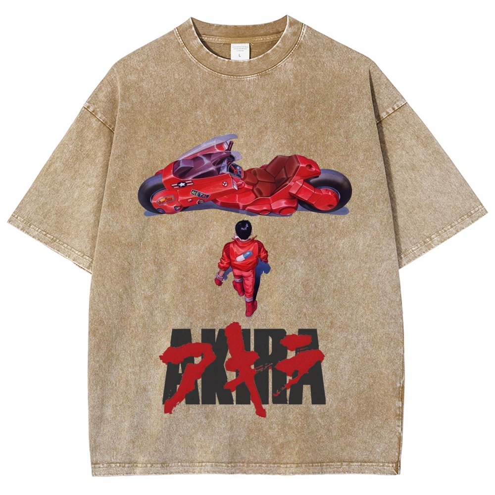 Akira Unisex Fit Washed T-Shirt 2511017476