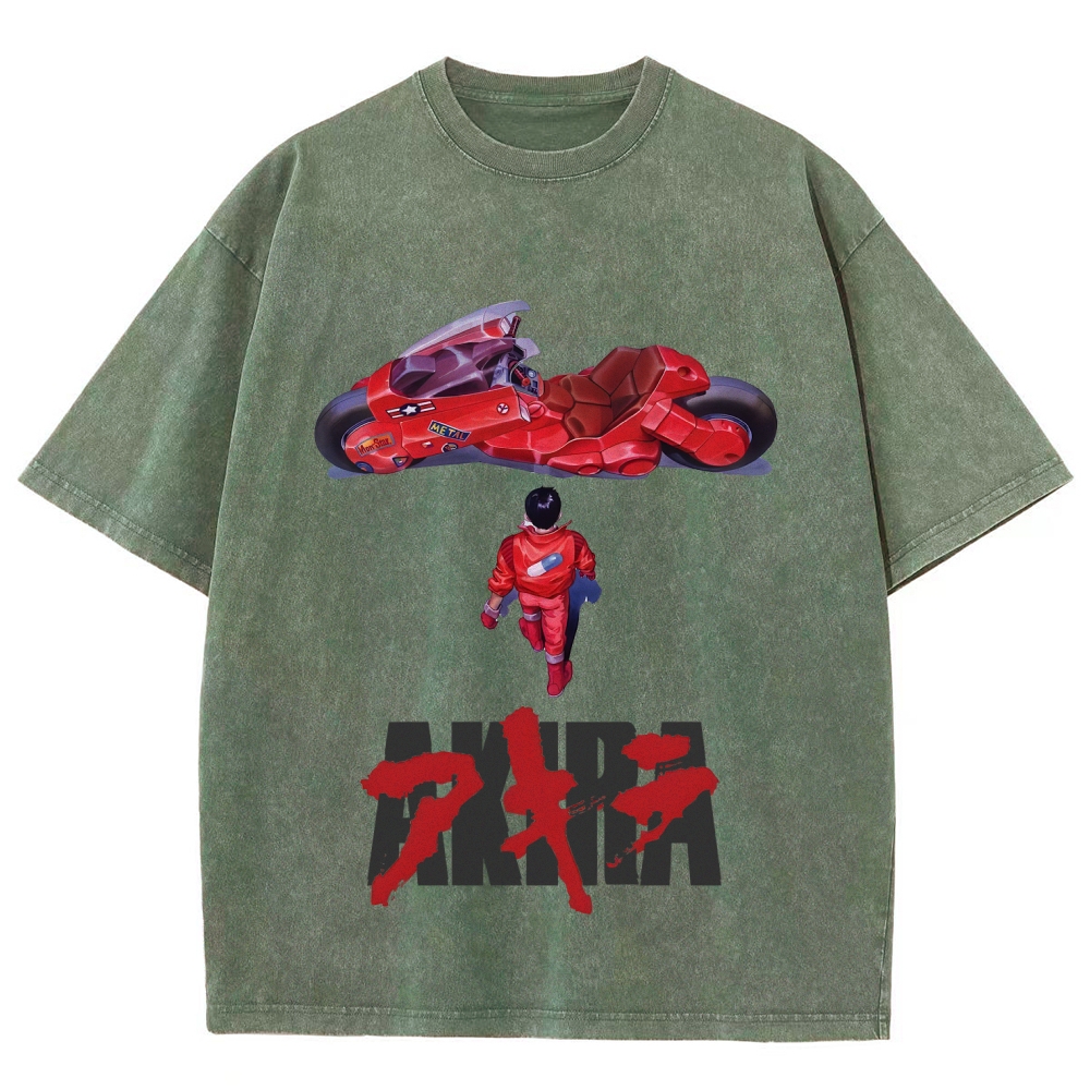 Akira Unisex Fit Washed T-Shirt 2511017476