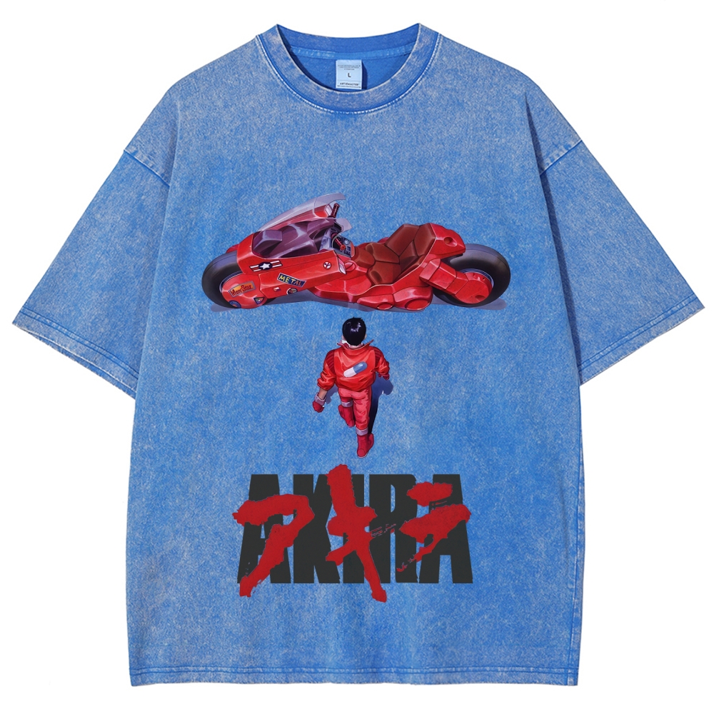 Akira Unisex Fit Washed T-Shirt 2511017476