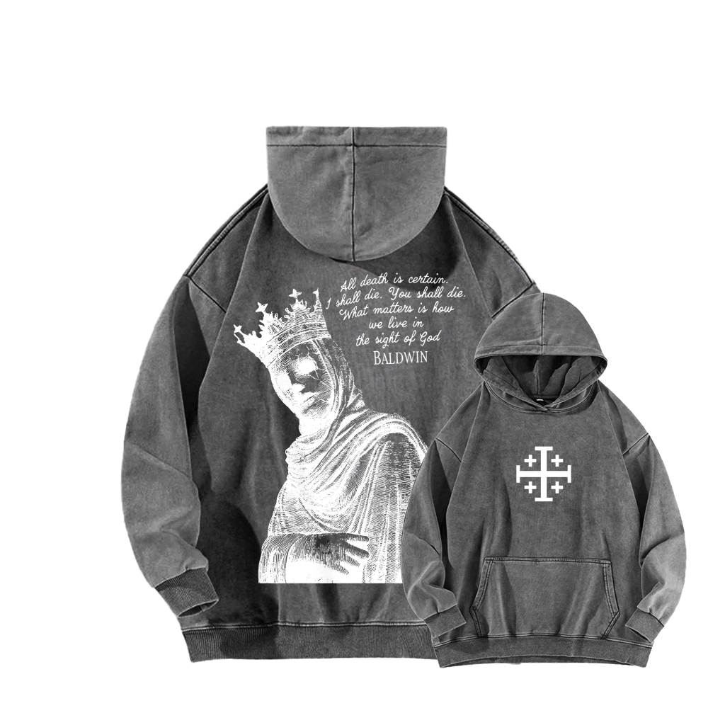 Baldwin IV Unisex Washed Hoodie 2511019508