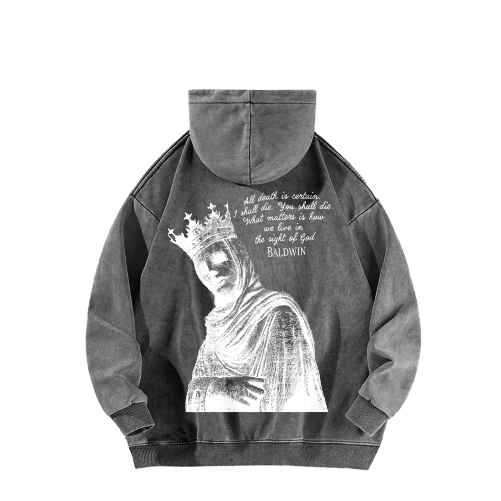 Baldwin IV Unisex Washed Hoodie 2511019508