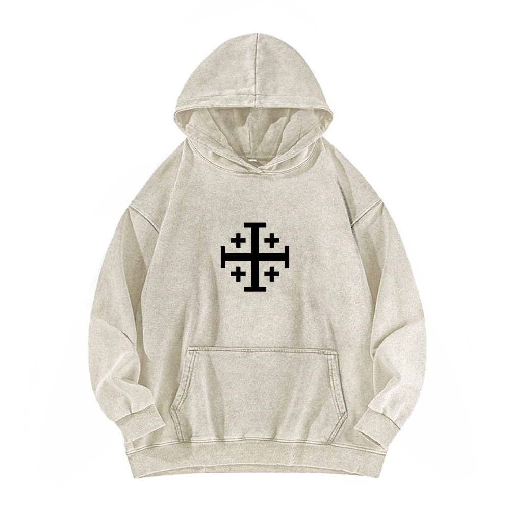 Baldwin IV Unisex Washed Hoodie 2511019508